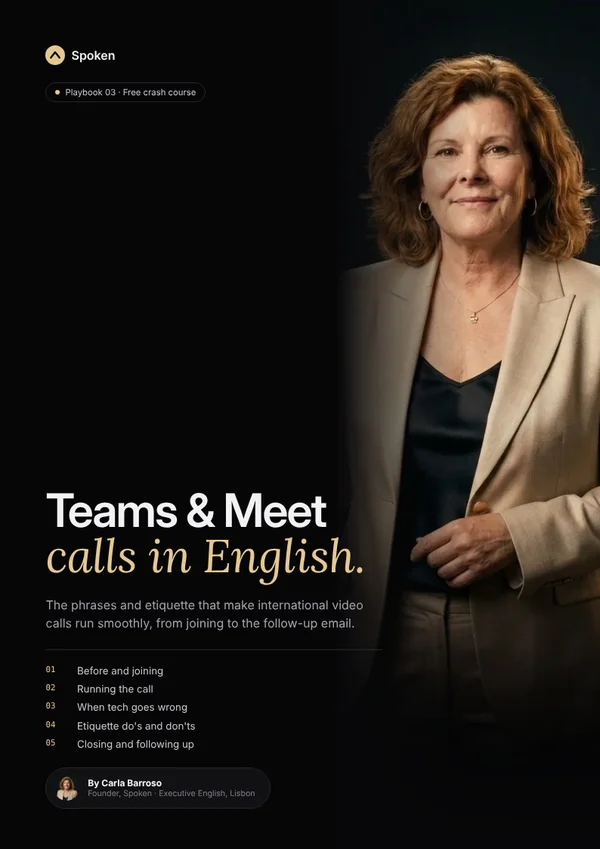 Teams & Meet calls in English.